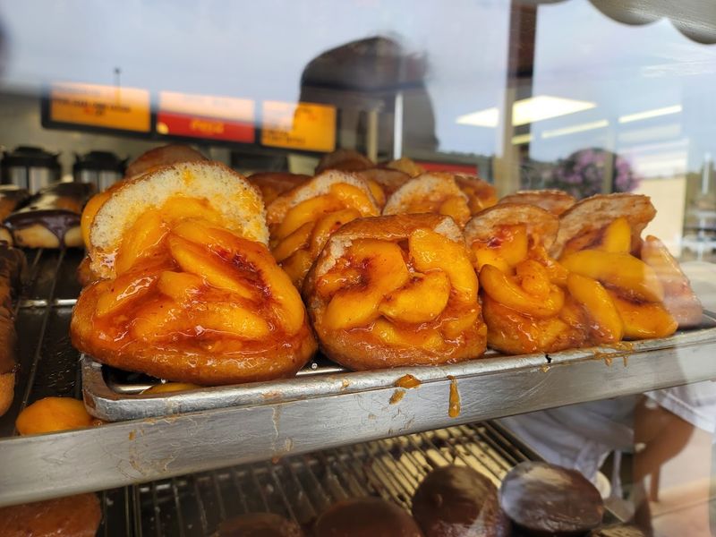The Seasonal Peach Donut