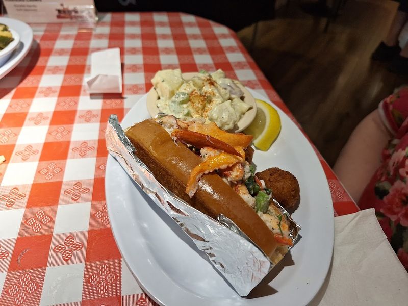 The Shrimp Po'Boy and Cod Sandwich