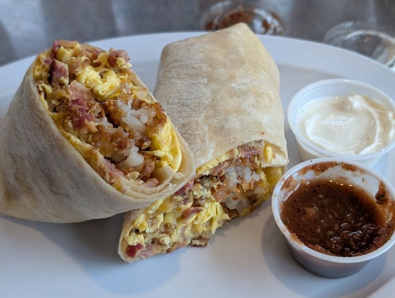 The Smothered Breakfast Burrito That Stops People Mid-Bite The Smothered Breakfast Burrito That Stops People Mid-Bite
