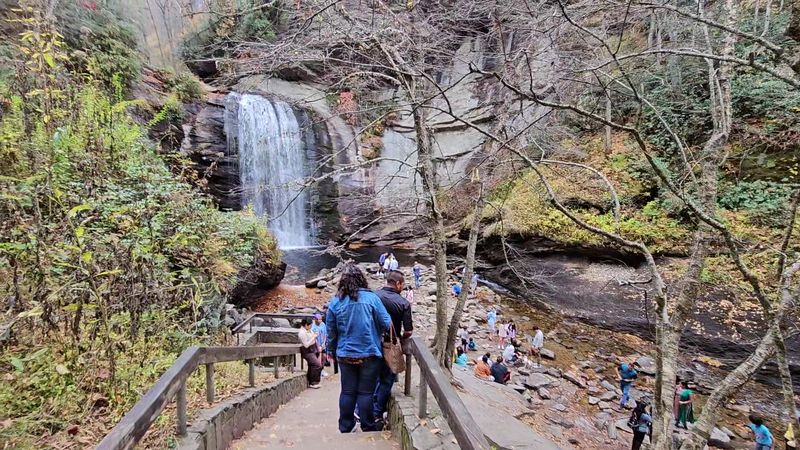 The Staircase Down to the Base of the Falls