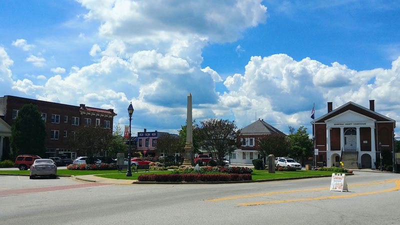 The Stately Edgefield County Courthouse