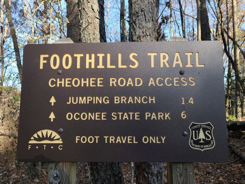 The Trail Crosses Into North Carolina Without Warning
