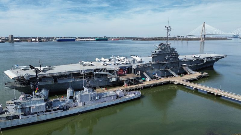 The USS Yorktown Aircraft Carrier