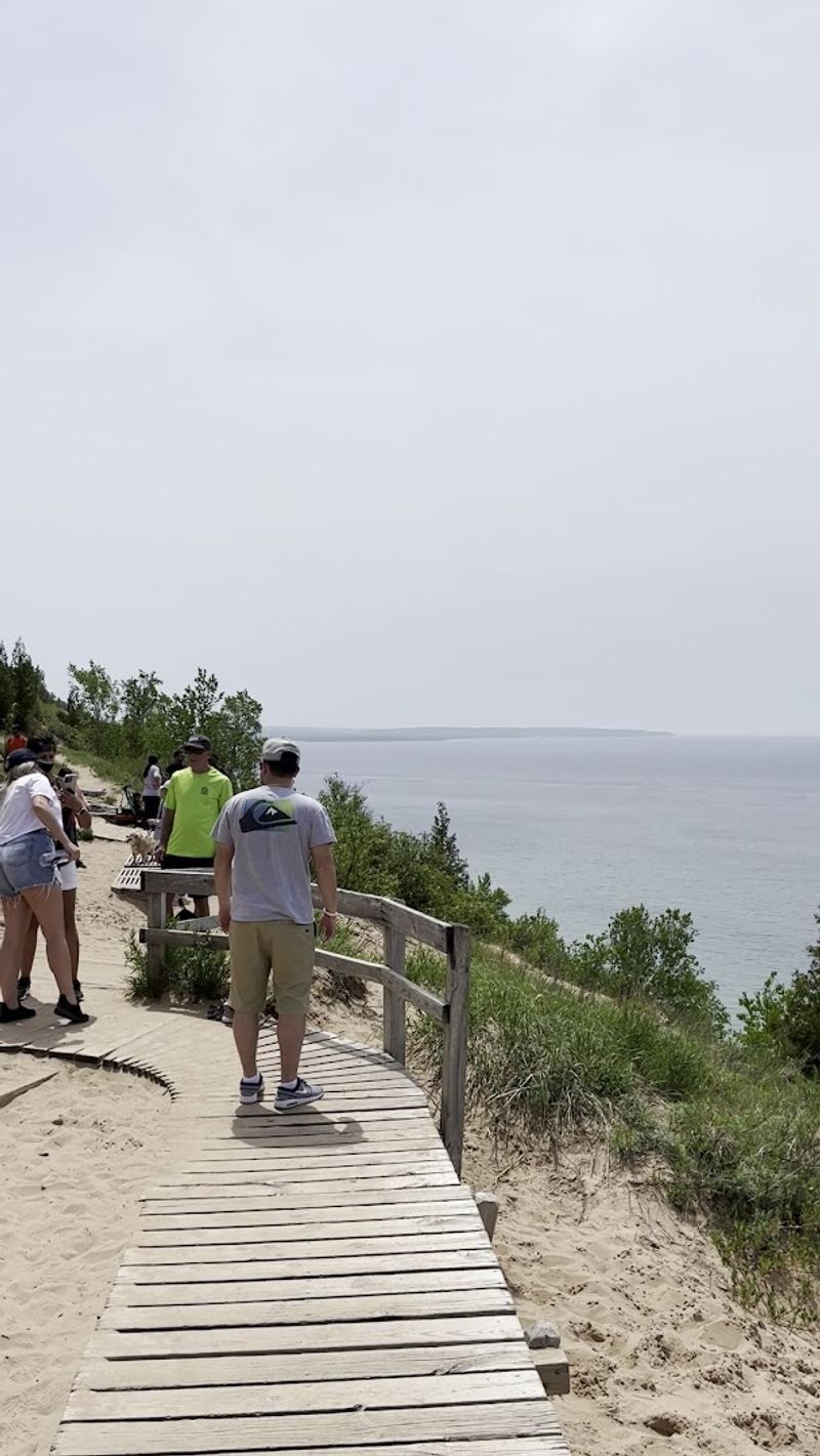 The Wooden Plank Pathway and Sandy Sections