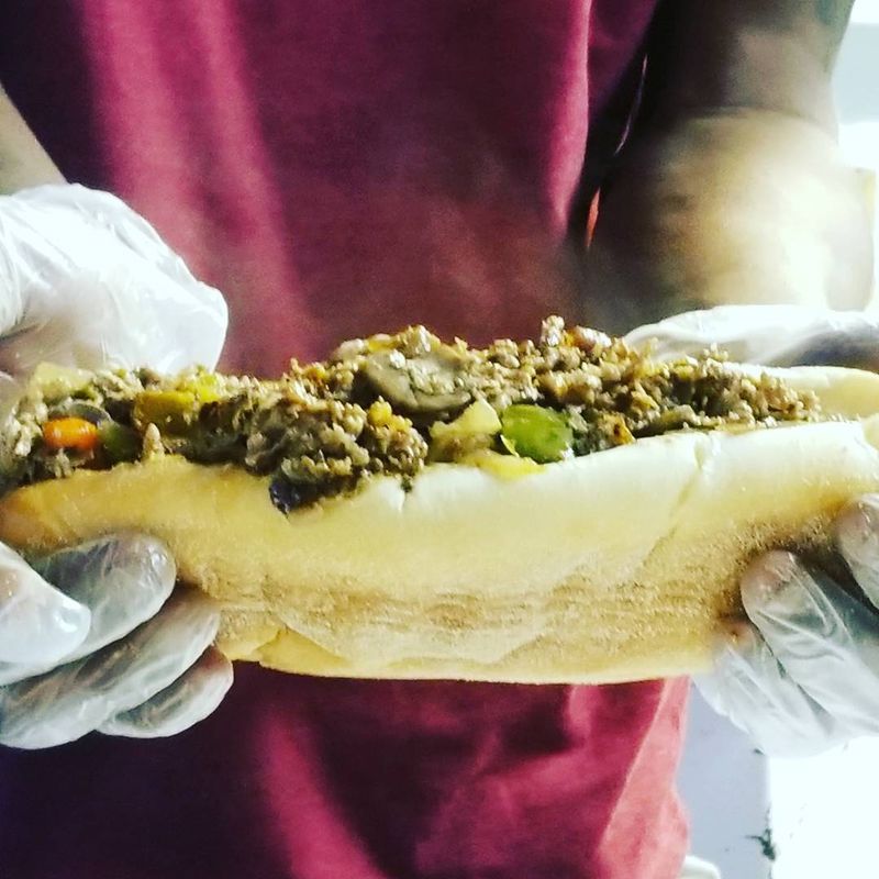 The Woody Cheesesteak With Bell Peppers