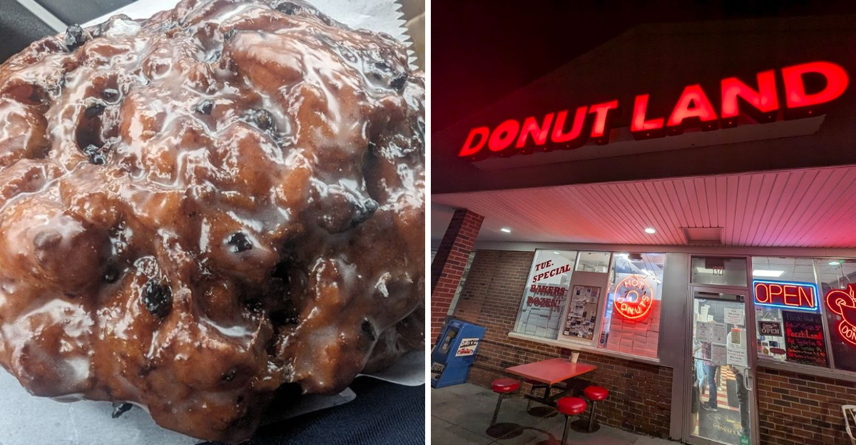 The best apple fritter in Ohio can be found inside this tiny donut shop