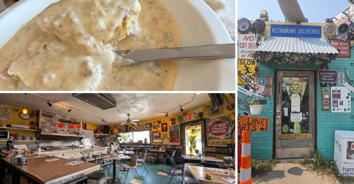 The biscuits and gravy at this funky Michigan restaurant are worth every mile of the drive