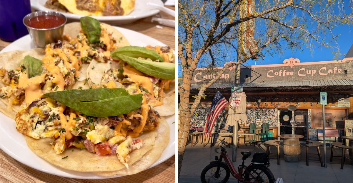 The breakfast tacos at this Nevada cafe are worth traveling miles to try