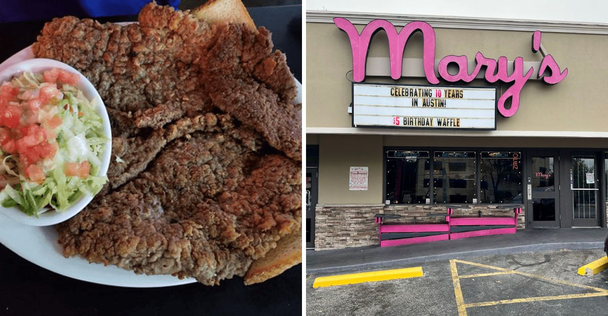 The chicken fried steak at this Texas diner is worth traveling miles to try