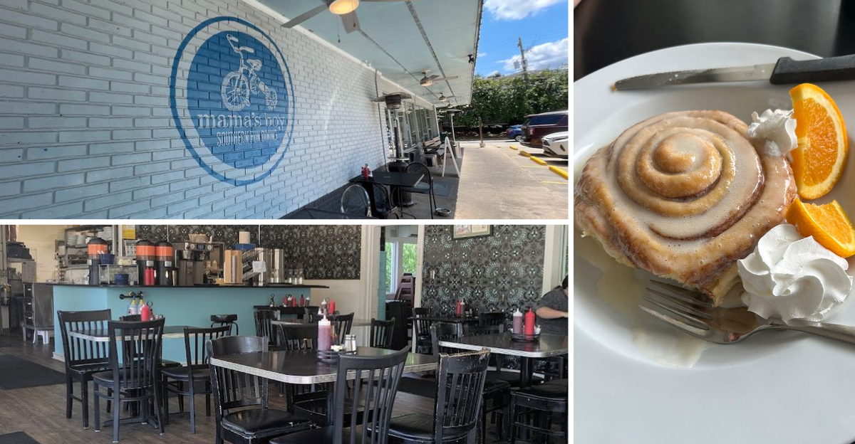 The cinnamon rolls at this charming Georgia restaurant are almost impossible to believe