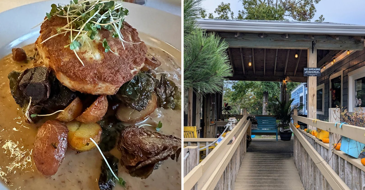 The crab cakes at this unfussy North Carolina restaurant are worth traveling miles to try