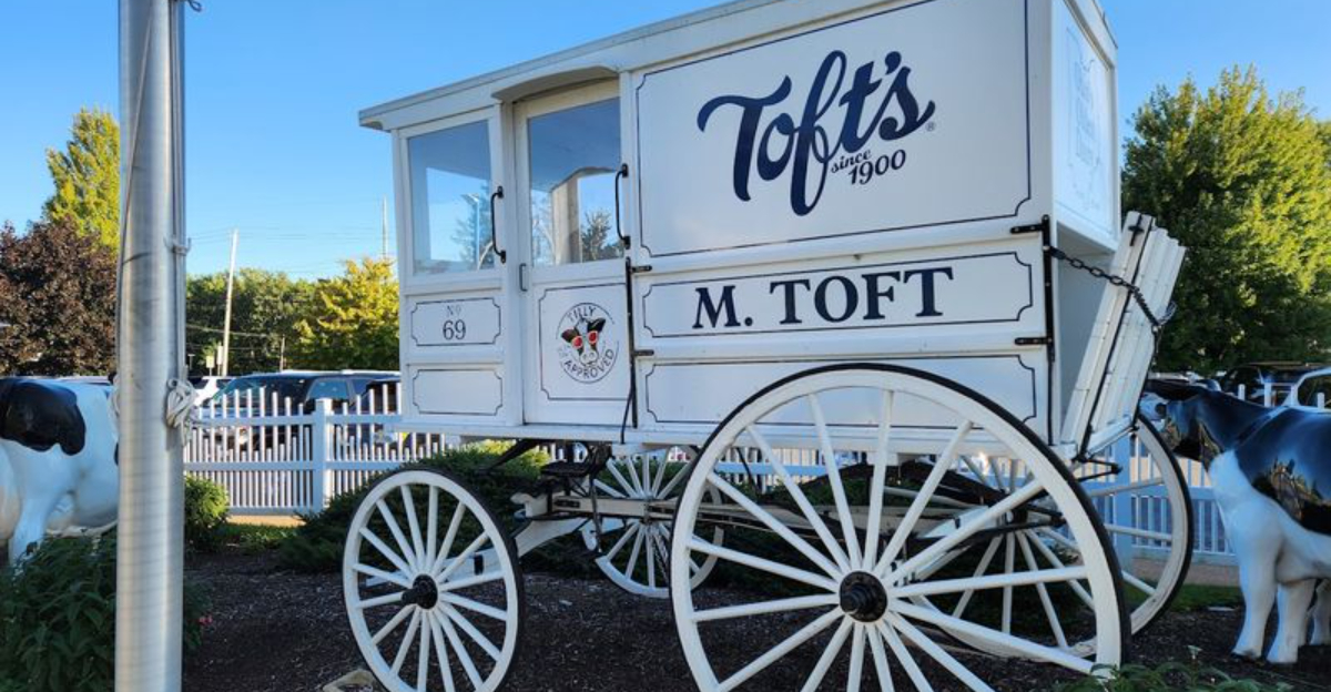 The farm fresh ice cream at this charming historic Ohio parlor is completely worth the drive
