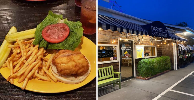 The flounder sandwich at this North Carolina restaurant is worth planning a special trip around