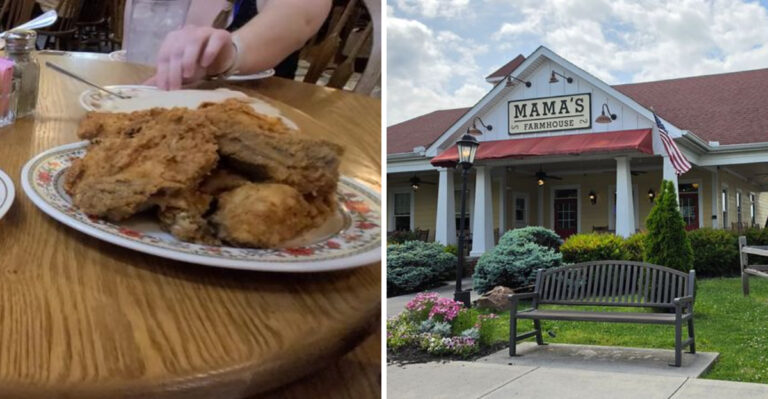 The fried chicken at this homey Tennessee buffet restaurant is out-of-this-world delicious
