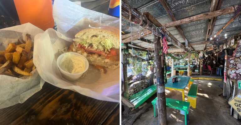 The grouper sandwich at this Florida seafood shack is unbelievably delicious