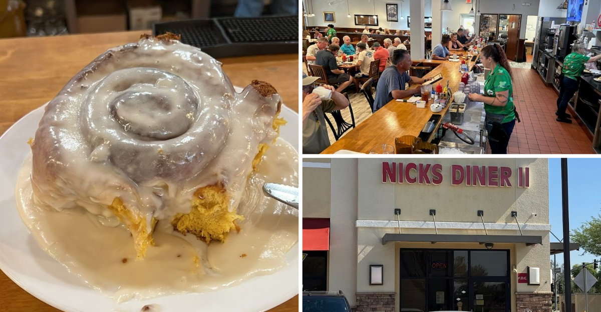 The jumbo cinnamon roll at this Arizona diner is so delicious, it’s worth a trip all by itself