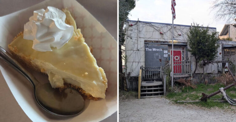 The key lime pie at this South Carolina seafood joint has built a loyal following