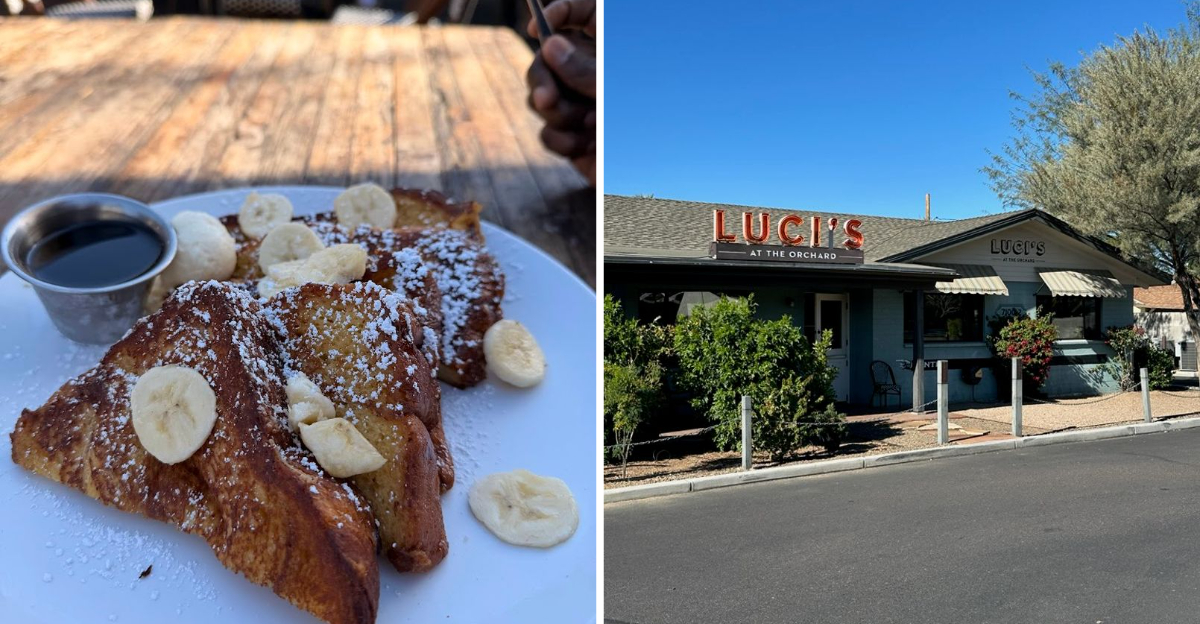 The mouth watering French toast at this tiny Arizona cafe is absolutely unforgettable