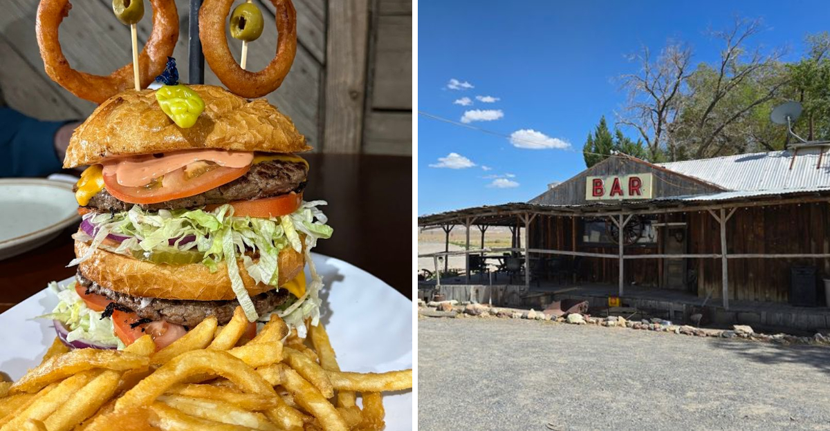 The mouth watering burgers at this tiny Nevada restaurant are worth driving across the state for