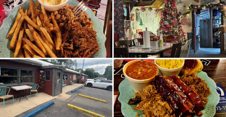 The mouthwatering pulled pork sandwich at this Georgia spot is absolutely worth the drive
