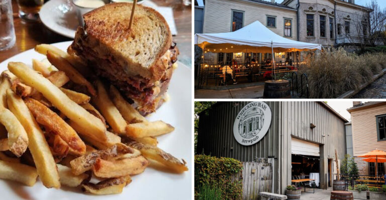 The pastrami sandwich at this old-timey Georgia restaurant is unbelievably delicious