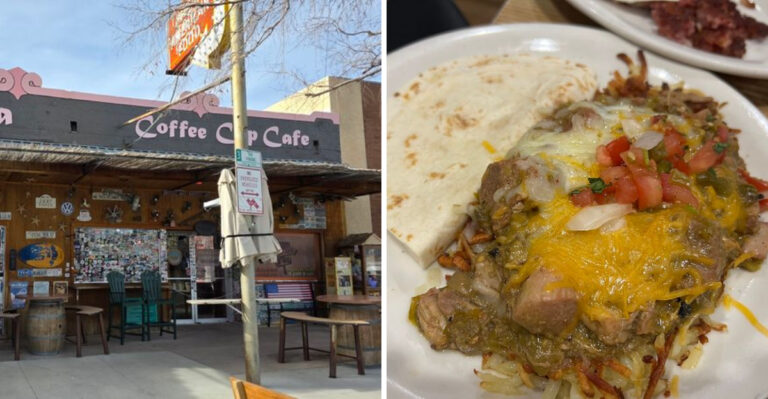 The pork chili verde at this classic Nevada diner is unbelievably flavorful