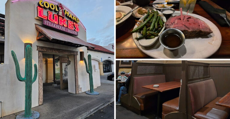 The prime rib at this small-town California restaurant is unbelievably delicious