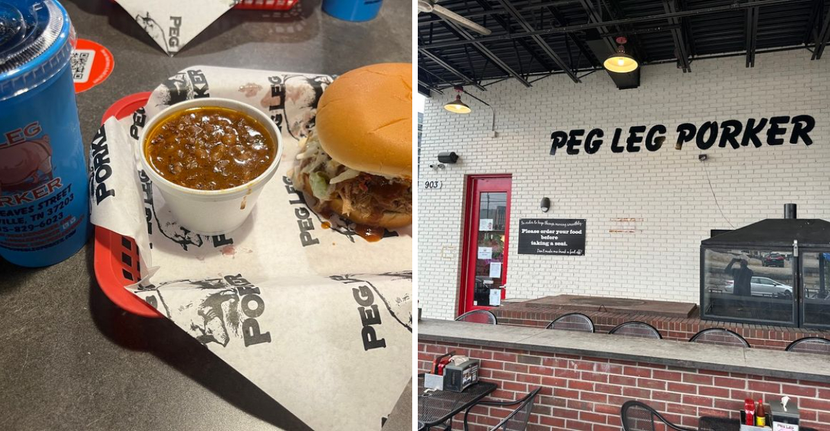 The pulled pork sandwich at this Tennessee BBQ joint is worth traveling miles to try