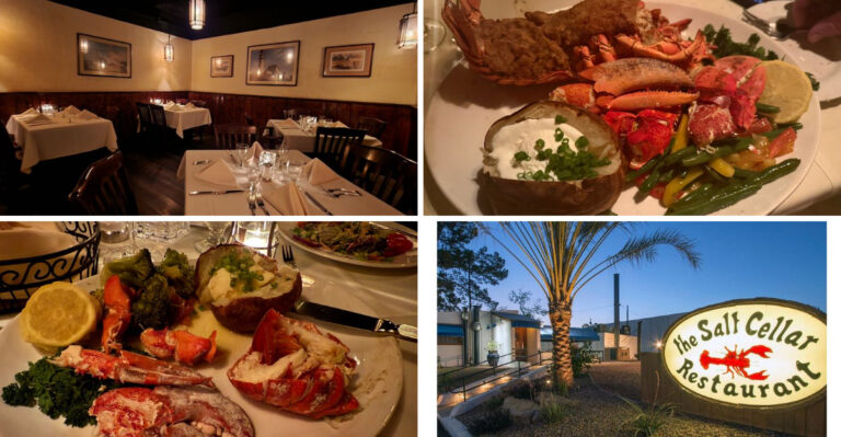 The stuffed lobster at this underground Arizona restaurant is unbelievably rich and delicious