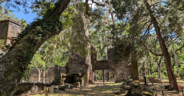 This Florida state park, Bulow Plantation Ruins, features a mystical trail leading to an eerie abandoned sugar mill