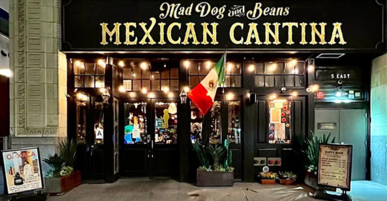 This New York restaurant serves a gigantic 3-liter margarita tower that’s completely over the top