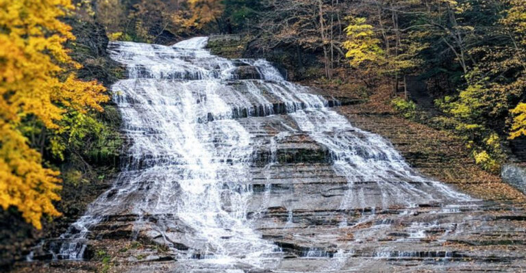 This Stunning New York Waterfall Has A Natural Pool You’ll Never Forget