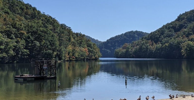 This Virginia state park is home to a breathtaking 108-acre mountain lake