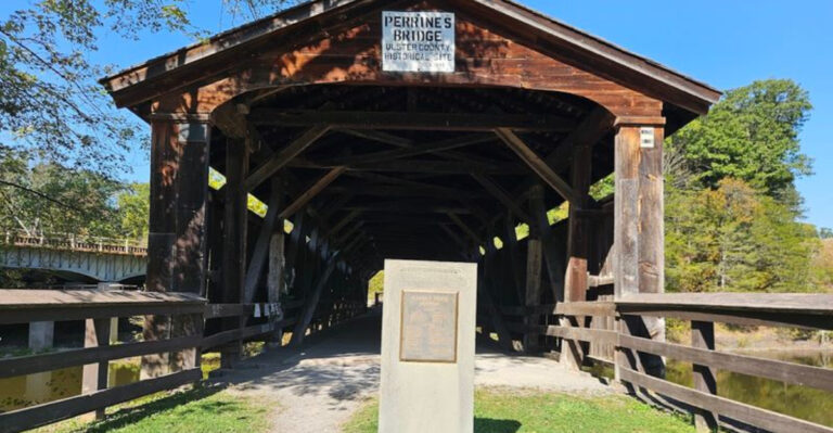 This beautifully fascinating covered bridge in New York is one you probably never knew existed