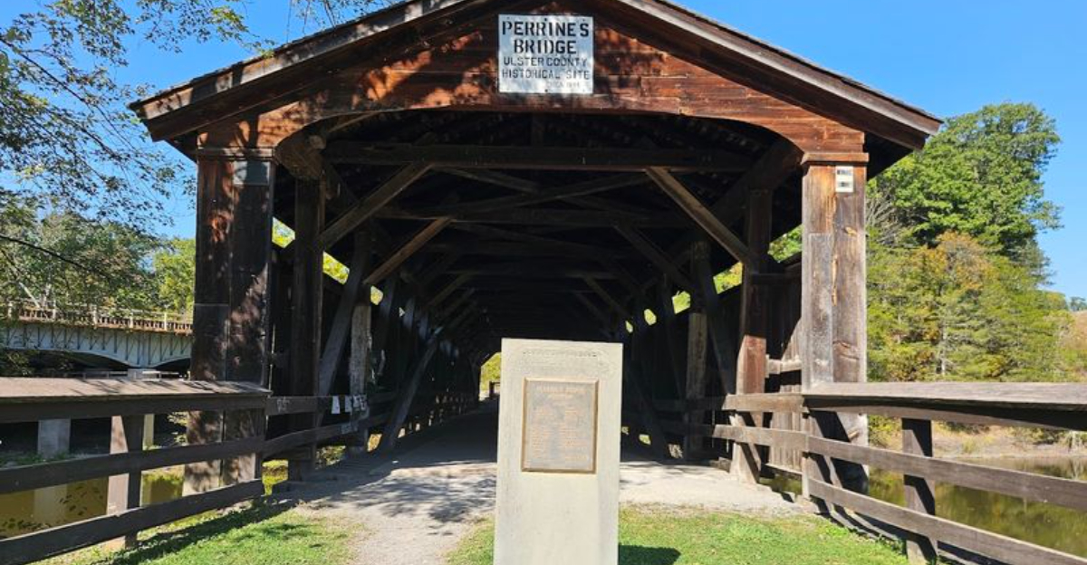 This beautifully fascinating covered bridge in New York is one you probably never knew