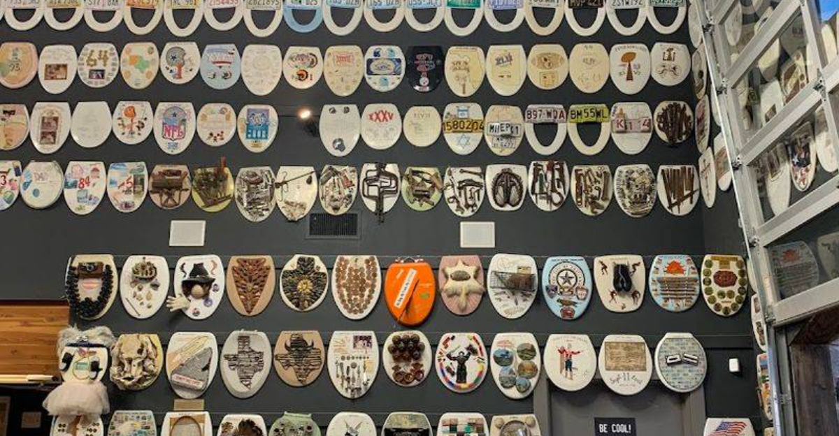 This bizarre toilet seat museum in Texas is one of the strangest attractions youll ever see