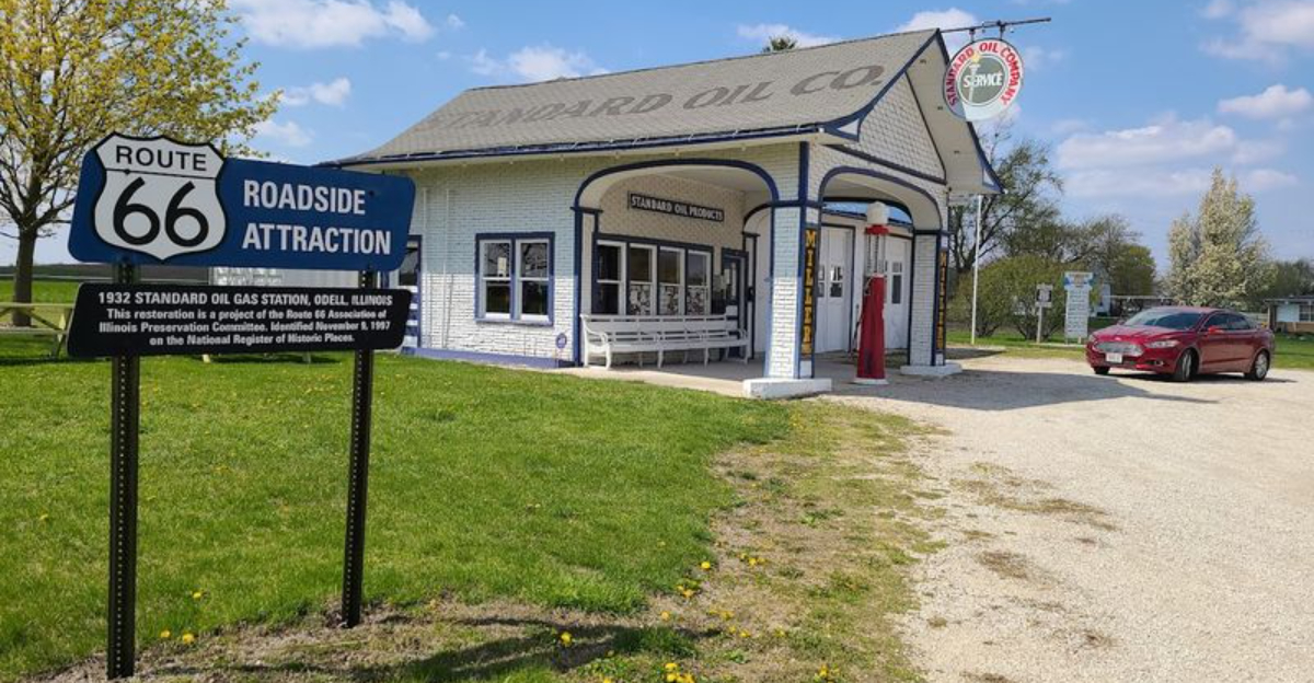 This charming Illinois gas station has been frozen in time for decades