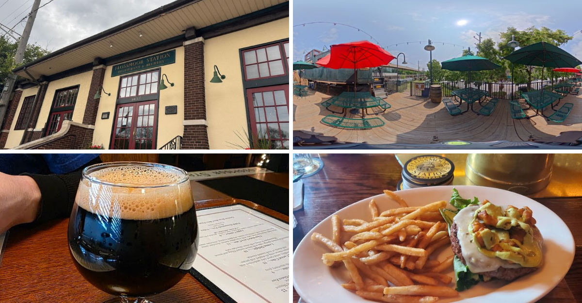 This charming Illinois restaurant inside a historic train station is absolutely worth the trip