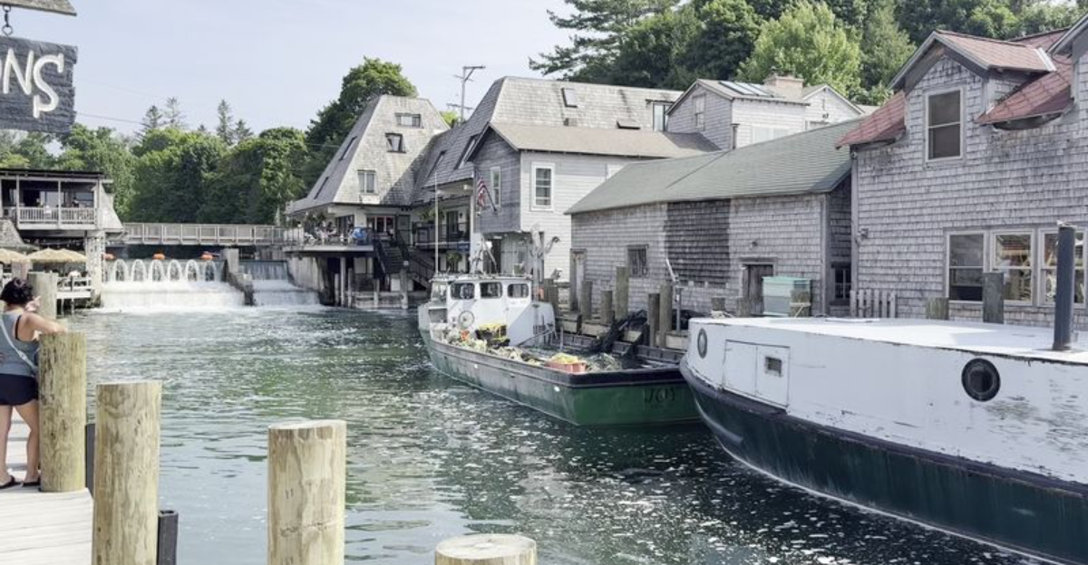 This charming lakeside village in Michigan is the perfect place to leave stress behind
