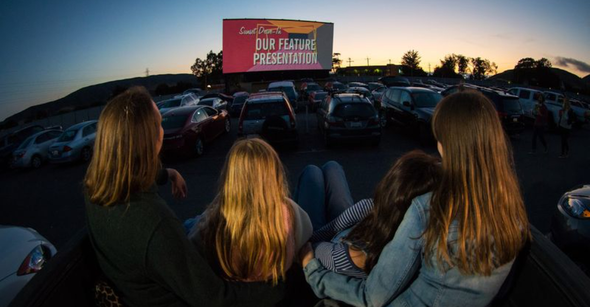 This classic California drive in theater brings back the magic of the good old days