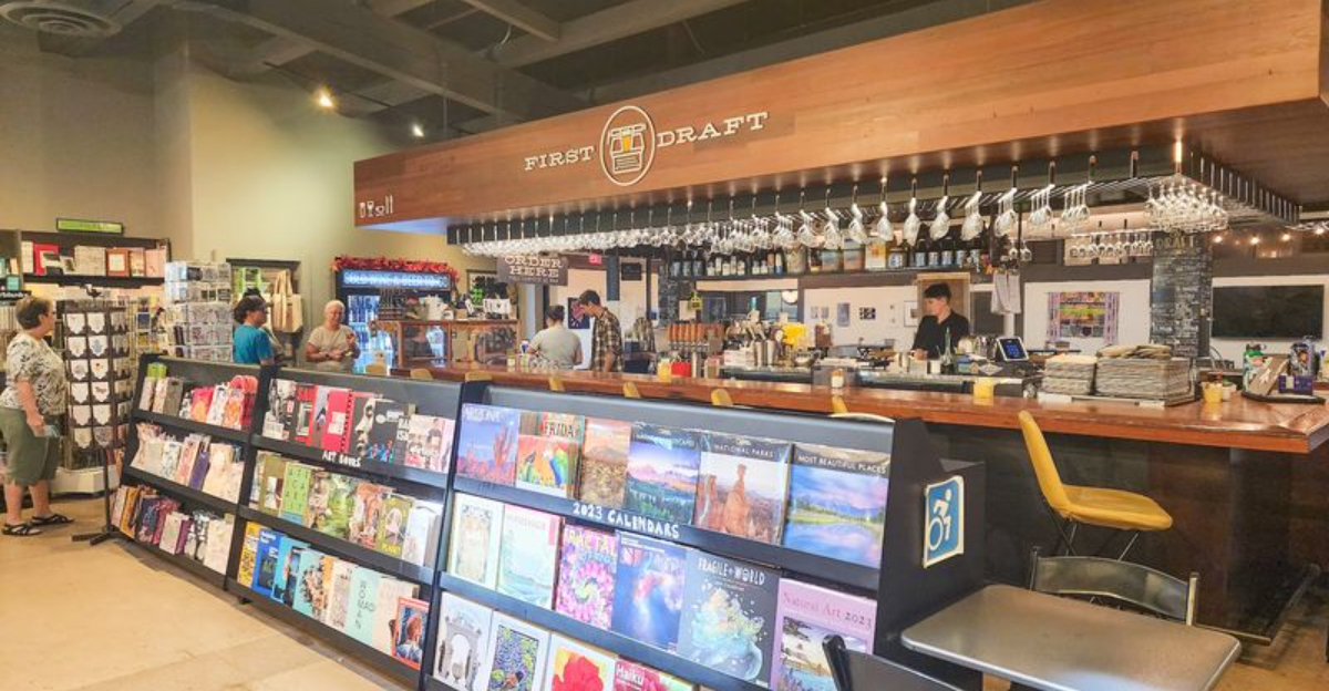 This cozy Arizona bookstore bar is a dream come true for book lovers