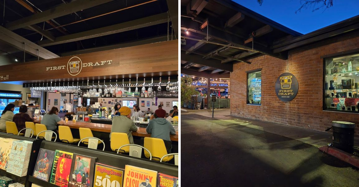 This cozy Arizona bookstore features a hidden wine bar and a dreamlike atmosphere