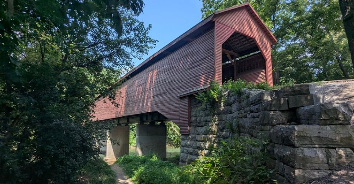 This gorgeous 19th century bridge in Virginia feels beautifully frozen in time