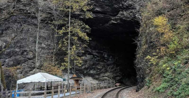 This gorgeous Virginia park is home to an 850-foot limestone tunnel that feels absolutely spectacular