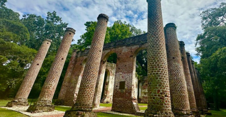 This gorgeous cathedral ruin hidden deep within a remote South Carolina grove looks almost too magical to be real