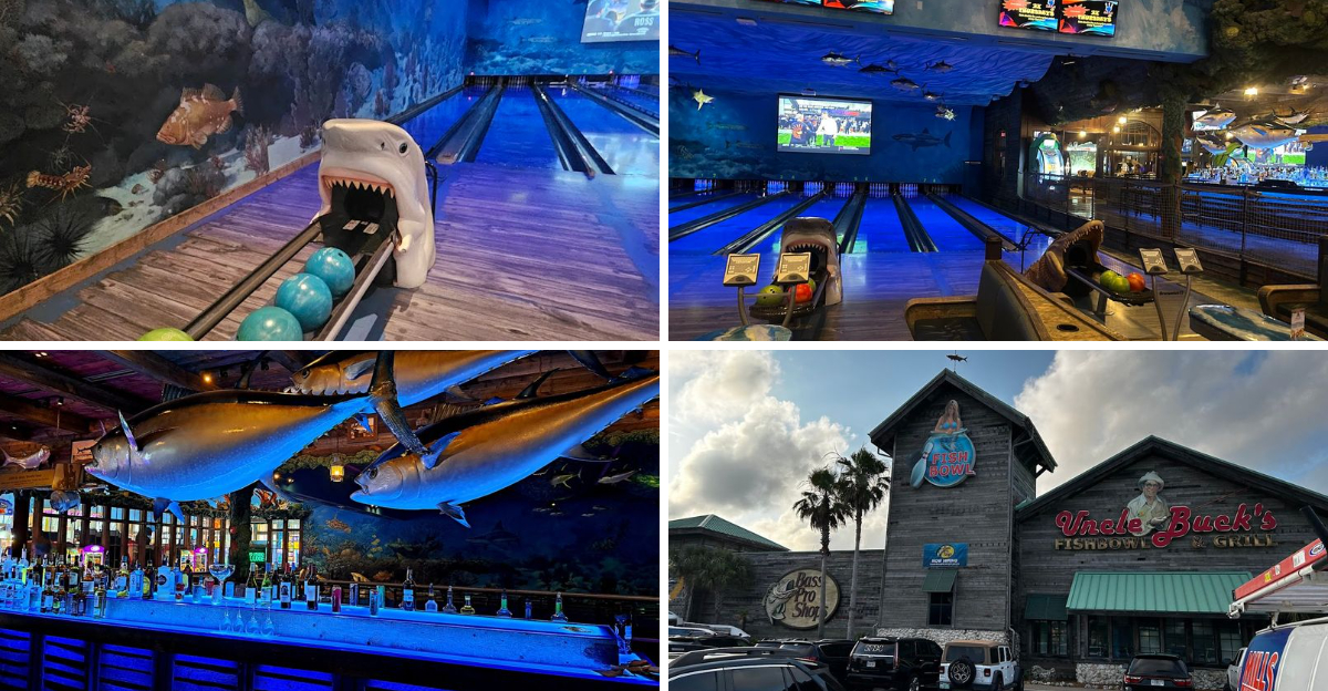 This gorgeous underwater themed bowling alley in Florida is unlike anything youve ever seen