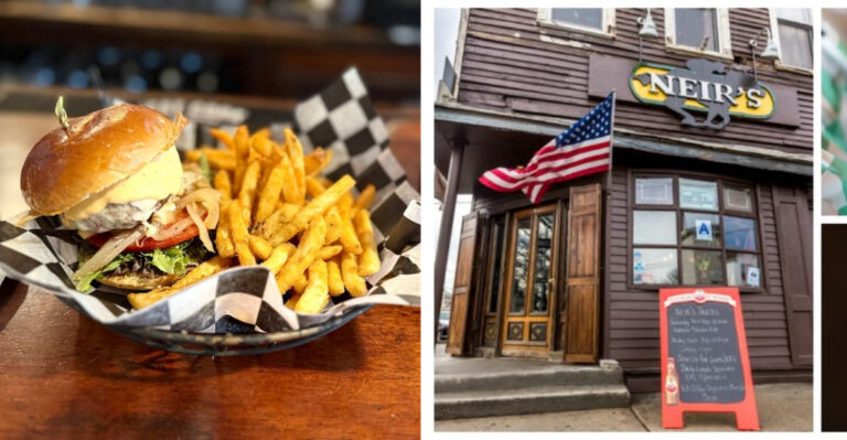 This historic New York tavern serves a legendary burger that’s worth the drive