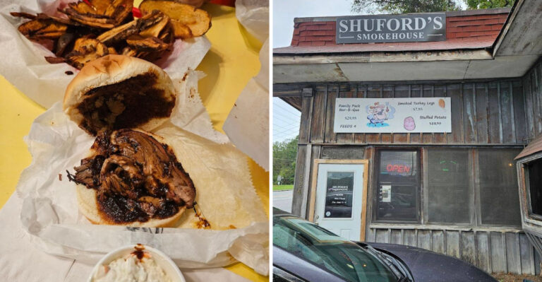 This hole-in-the-wall smokehouse in Tennessee is known for serving incredibly flavorful brisket