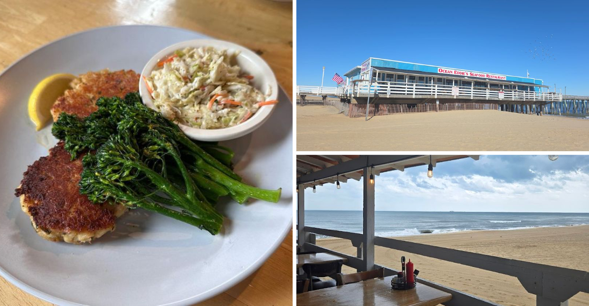 This homey Virginia restaurant serves a mouth watering crab cake famous throughout the state