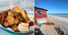 This humble seaside restaurant in Florida serves coconut shrimp that’s unbelievably delicious